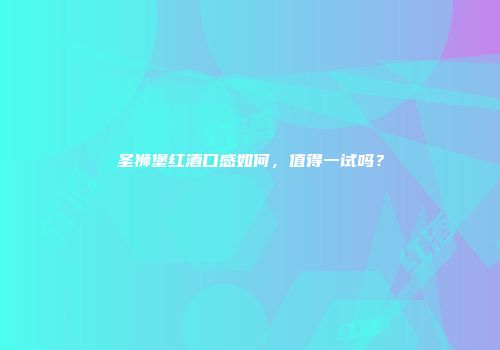圣狮堡红酒口感如何，值得一试吗？