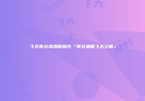 飞天茅台酒酒瓶图片「茅台酒瓶飞天空瓶」