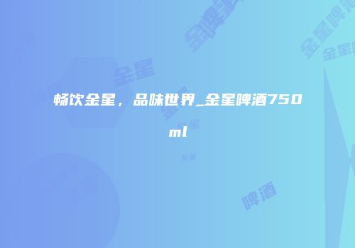 畅饮金星，品味世界_金星啤酒750ml