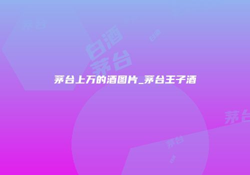 茅台上万的酒图片_茅台王子酒