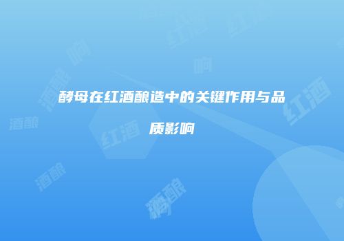 酵母在红酒酿造中的关键作用与品质影响