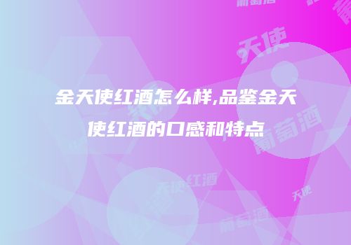 金天使红酒怎么样,品鉴金天使红酒的口感和特点
