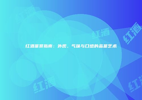 红酒鉴赏指南：外观、气味与口感的品鉴艺术