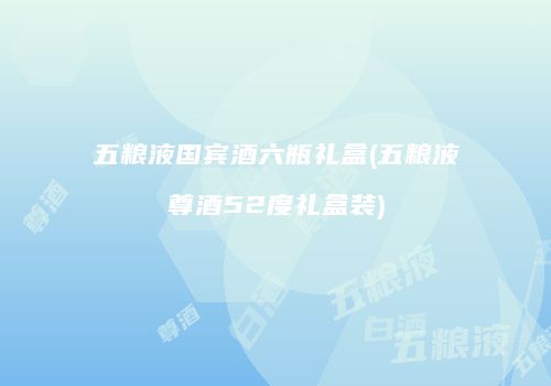 五粮液国宾酒六瓶礼盒(五粮液尊酒52度礼盒装)