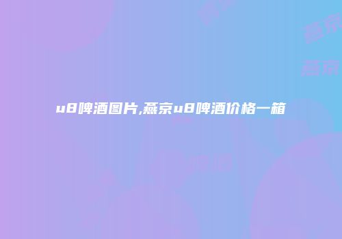 u8啤酒图片,燕京u8啤酒价格一箱