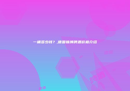 一桶多少钱？,德国锦狮啤酒价格介绍