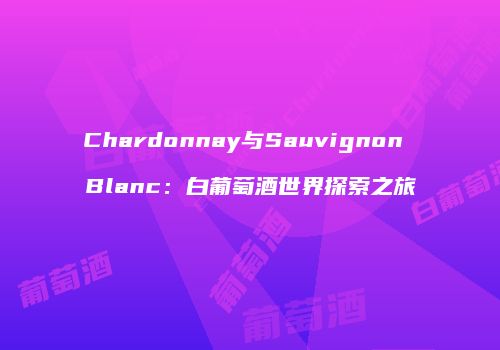Chardonnay与Sauvignon Blanc：白葡萄酒世界探索之旅