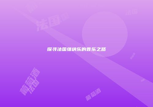 探寻法国维纳乐的音乐之路