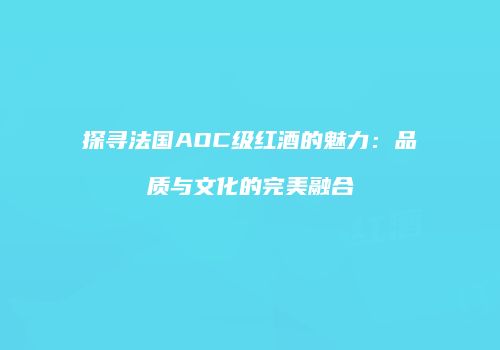 探寻法国AOC级红酒的魅力：品质与文化的完美融合
