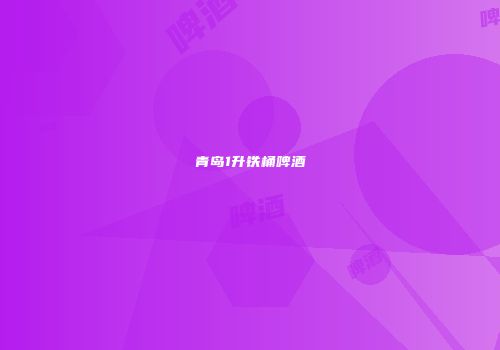 青岛1升铁桶啤酒