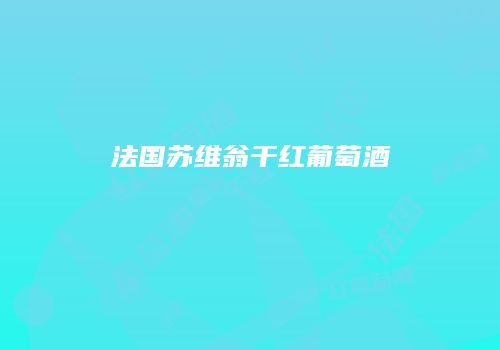 法国苏维翁干红葡萄酒
