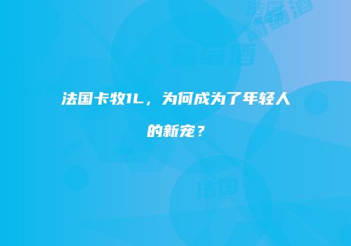 法国卡牧1L，为何成为了年轻人的新宠？