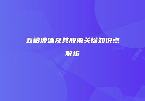 五粮液酒及其股票关键知识点解析