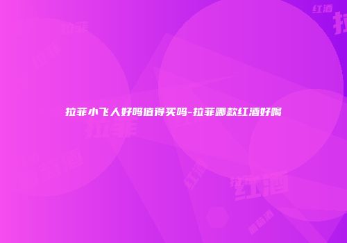 拉菲小飞人好吗值得买吗-拉菲哪款红酒好喝