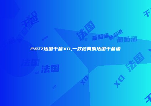 2017法国干邑XO,一款经典的法国干邑酒