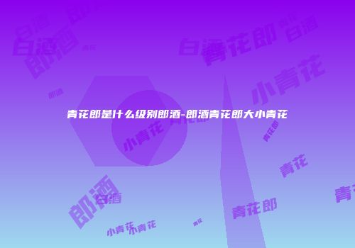 青花郎是什么级别郎酒-郎酒青花郎大小青花