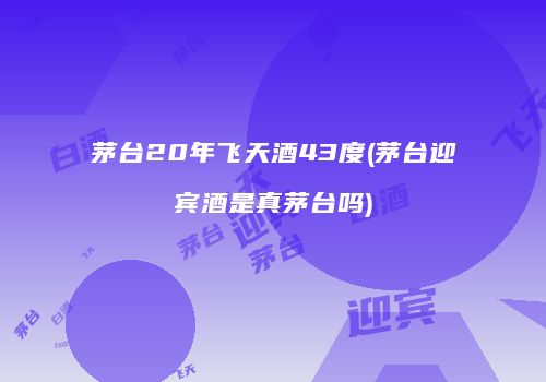 茅台20年飞天酒43度(茅台迎宾酒是真茅台吗)