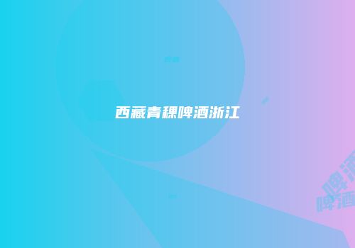西藏青稞啤酒浙江