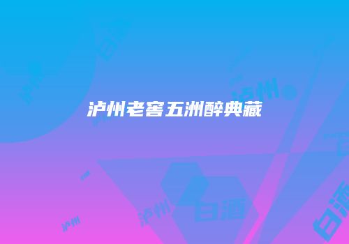 泸州老窖五洲醉典藏