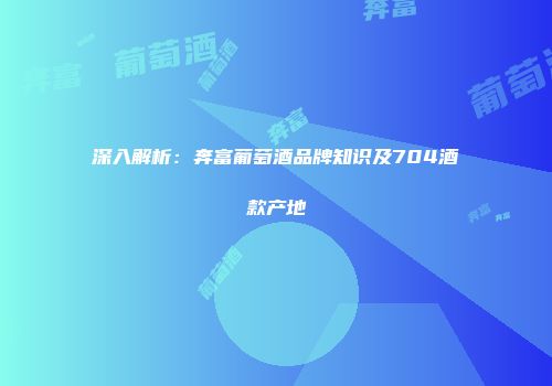 深入解析：奔富葡萄酒品牌知识及704酒款产地
