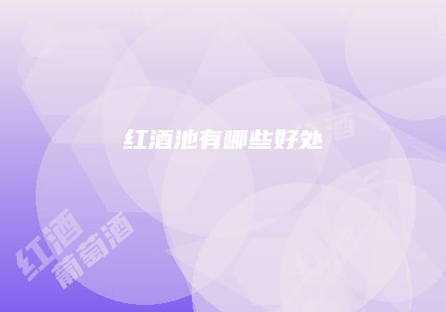 红酒池有哪些好处