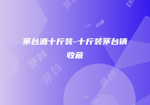 茅台酒十斤装-十斤装茅台镇收藏