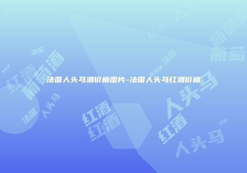 法国人头马酒价格图片-法国人头马红酒价格