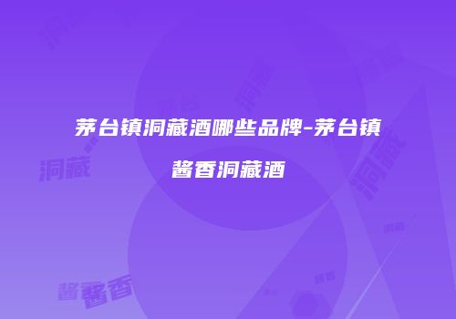 茅台镇洞藏酒哪些品牌-茅台镇酱香洞藏酒