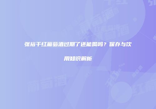 张裕干红葡萄酒过期了还能喝吗？保存与饮用知识解析