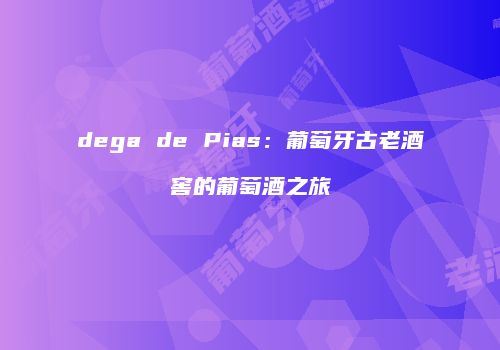 dega de Pias：葡萄牙古老酒窖的葡萄酒之旅