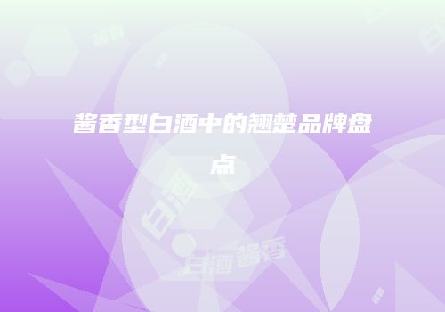 酱香型白酒中的翘楚品牌盘点