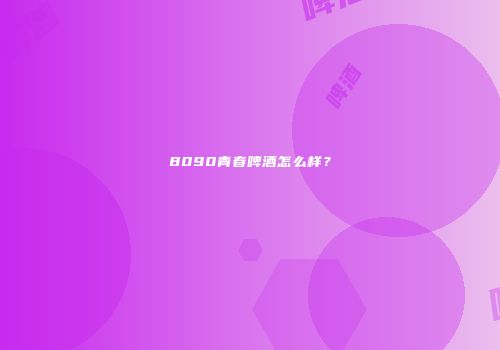 8090青春啤酒怎么样？