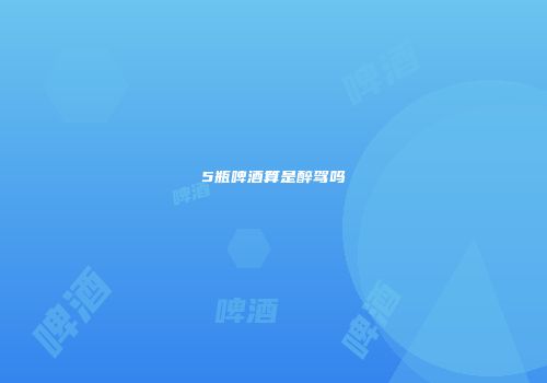 5瓶啤酒算是醉驾吗