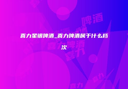 喜力星银啤酒_喜力啤酒属于什么档次