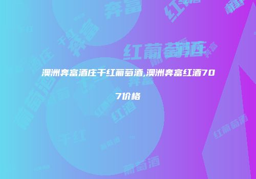 澳洲奔富酒庄干红葡萄酒,澳洲奔富红酒707价格