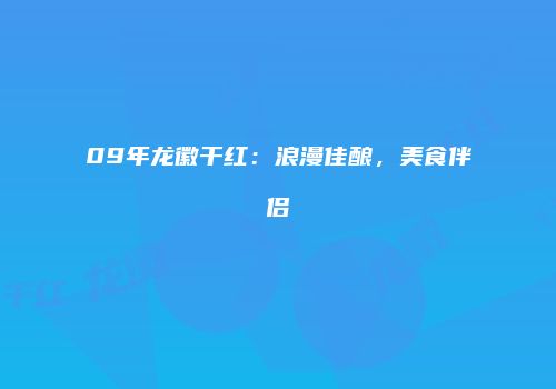 09年龙徽干红：浪漫佳酿，美食伴侣