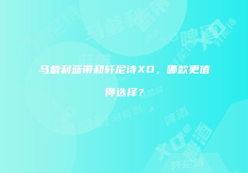 马爹利蓝带和轩尼诗XO，哪款更值得选择？