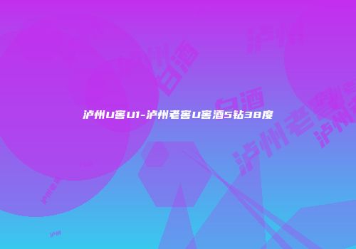 泸州U窖U1-泸州老窖U窖酒5钻38度