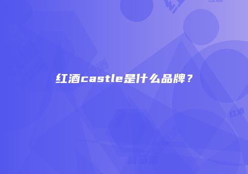 红酒castle是什么品牌？