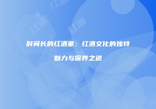 时间长的红酒塞：红酒文化的独特魅力与保养之道