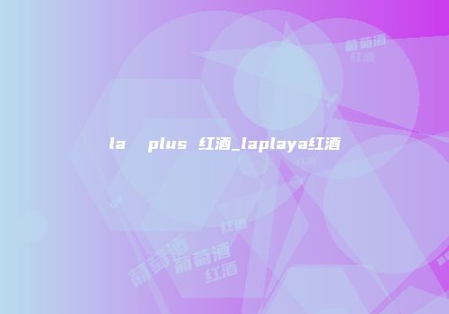 la  plus 红酒_laplaya红酒