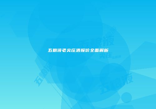 五粮液老尖庄酒报价全面解析