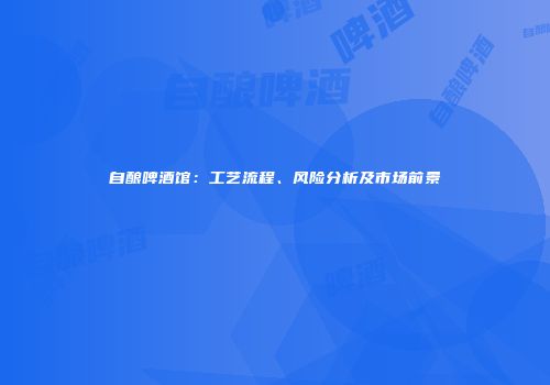 自酿啤酒馆：工艺流程、风险分析及市场前景