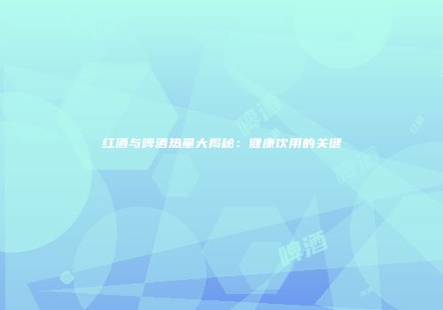红酒与啤酒热量大揭秘：健康饮用的关键