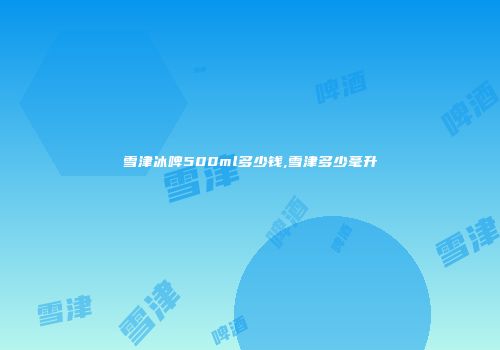 雪津冰啤500ml多少钱,雪津多少毫升