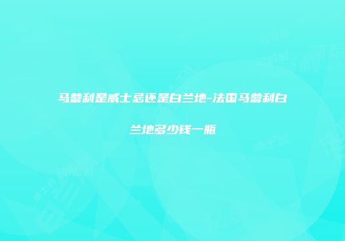 马爹利是威士忌还是白兰地-法国马爹利白兰地多少钱一瓶