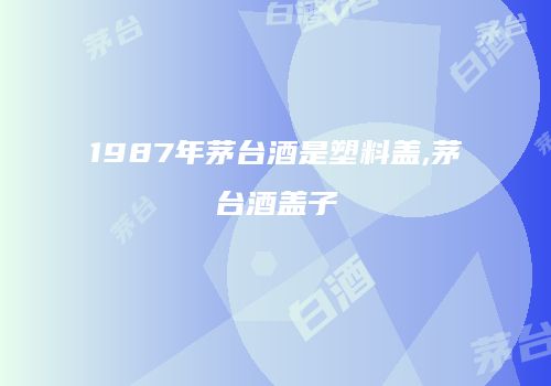 1987年茅台酒是塑料盖,茅台酒盖子