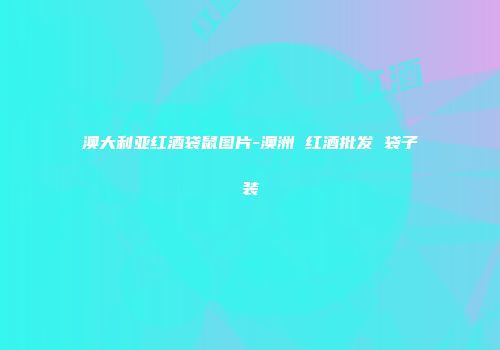 澳大利亚红酒袋鼠图片-澳洲 红酒批发 袋子装