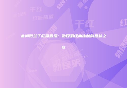 塞尚贺兰干红葡萄酒：勃艮第经典佳酿的品味之旅