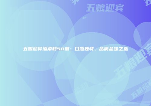 五粮迎宾酒柔和50度：口感独特，品质品味之选